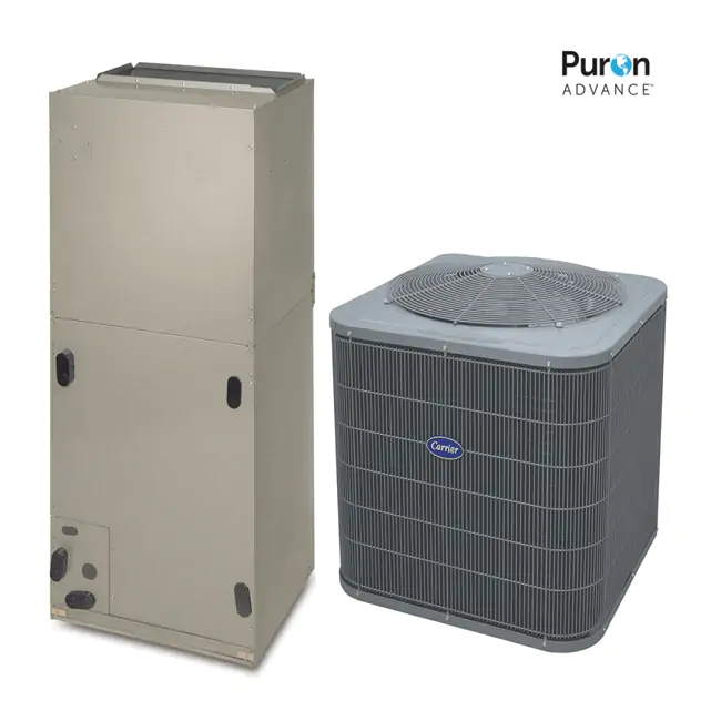 Carrier® Comfort™ Ton 15 SEER2 Stage Heat Pump| R-454B