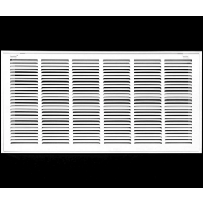 GUNDER 24x20 Return Air Filter Grille| Accommodates 1 in. Filter| Color: White| 8.49 Lbs.| 1RAF2420