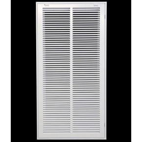 GUNDER 18x24 Return Air Filter Grille| Accommodates 1 in. Filter| Color: White| 8.21 Lbs.| 1RAF1824