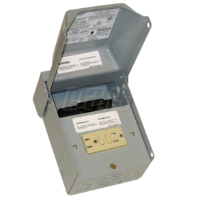 Motors & Armatures Electrical Pull Out Disconnect With GFCI Receptical | 60 Amp | 208-240/1 | 80308