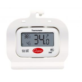 COOPER-ATKINS Digital Refrigerator / Freezer Thermometer | -22F/122F Range | Battery Powered | 2560