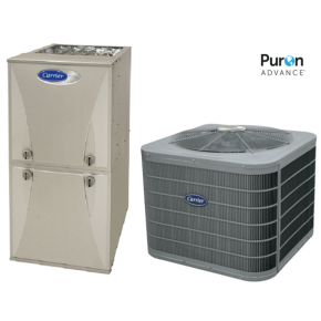 Carrier® Performance™ 2.0 Ton 2 Stage 18 SEER2| R454B|w/Multi-Position|96% 2 Stage Gas Furnace 17"W| 59TP7C080V17--16 CVAMA2517XMA 26TPA824