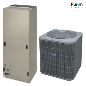 Carrier® Comfort™ 3.0 Ton 15 SEER2 1 Stage Heat Pump| R-454B|w/FT5 VS Air Handler 21"W| 27SCA536 FT5ANXC48L