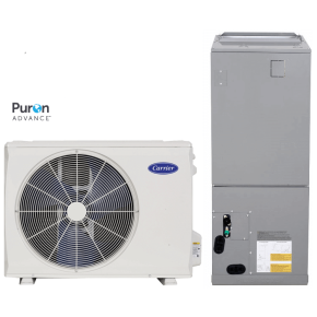 Carrier® 2.5 Ton Performance™ Crossover 18 SEER2 Horizontal Discharge VS Heat Pump Condenser|R454B| Multi-Position VS Air Handler| 37MURAQ30AA3 45MUAAQ30XX3