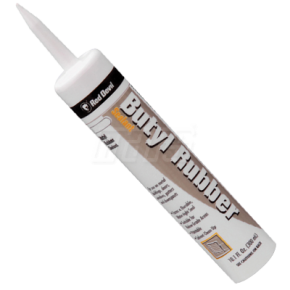 Motors & Armatures Butyl Caulk, Aluminum Gray, 10.1 Oz 93291 | 4 PAK