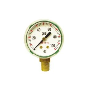 Uniweld Acetylene Replacement Gauge | 1/4 in. Conn | 0-100 PSI (G19D)