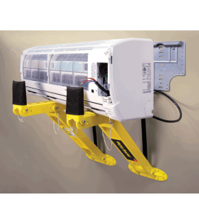 Rectorseal Mini-split Indoor Wall Mount Unit Installation Tool | Clips to the mounting bracket of most mini-split brands in order to hold unit securely in place during installation without damaging walls | 97705