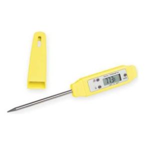 COOPER-ATKINS Digital Test Pocket Thermometer | 2-3/4in stem length | 3/4in tip | On/off button | DPP400W-0-8