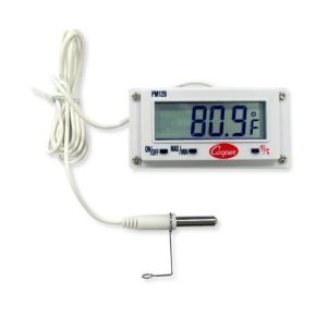 COOPER-ATKINS Digital Panel Thermometer | 2.6 in. x 1.4 in. | -40/120 Deg F | PM120-0-8