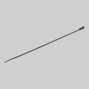 DEVCO Plastic Cable Tie With Mounting Hole | Pack of 100 | mounting hole- #8 | length- 6in. | color- natural | max bundle diameter- 1-3/8in. | tensile strength- 30 lb. | 60264CX