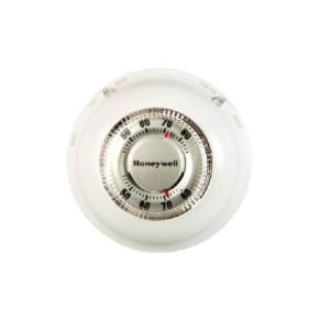 Honeywell Round Mercury-Free Thermostat | Stages Heat/Cool: 1/1 | Heat/Cool (T87N1026)