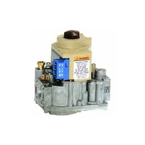 HONEYWELL Dual Standing Pilot Gas Valve | Btuh Capacity: 130 000 | Inlet: 1/2 in. | Outlet Conn.: 1/2 in. | 24V | VR8200A2132