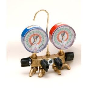 JB Industries Brass Revolver | 4-Valve Ball Manifold Set | 60 in. Hose Set | 26233-4V