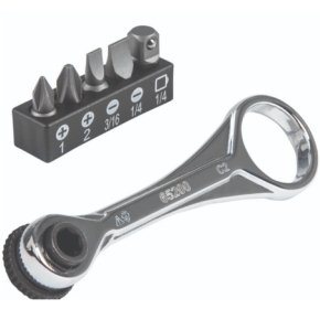 KLEIN 5-Piece Slim-Profile Mini Ratchet Set |  65200