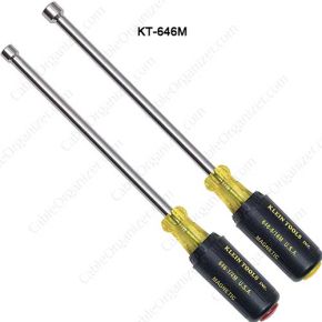 KLEIN Nut Driver Set | 2 PC | Magnetic | 6 in. Shaft | Cushion Grip | 646M