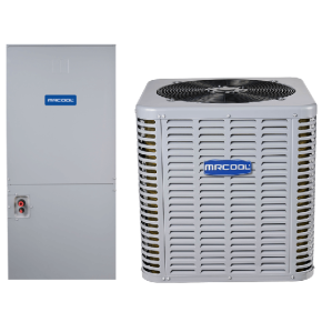 MRCOOL® 3.5 Ton 14.3 SEER2 1 Stage AC Only or Electric Heat| R-454B|w/MCAEAMP VS Air Handler 19.3"W| MCAESAS4T4221AA MCAEAMPEF42C21AA