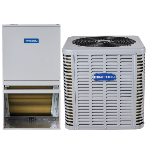 MRCOOL® 1.5 Ton 14.3 SEER2 1 Stage AC Only or Electric Heat| R-454B|w/MCAEAWP ECM VS Wall/Closet Air Handler 20.5"W| MCAESAS4T1821AA MCAEAWPEF18D21AA