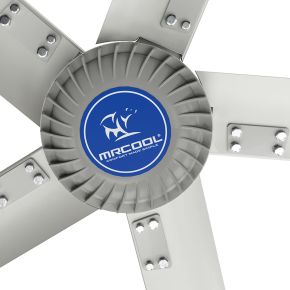 MRCOOL® CoolBlade 16 Foot Diameter HVLS Commercial/ Industrial Fan| 5 Blades| 240V 60Hz 1 Phase| Color-Gray| MCFAN16PBGR
