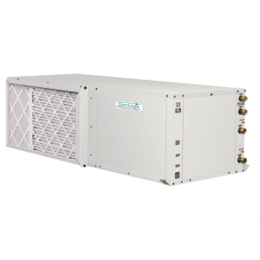 Comfort-Aire Horizontal 5 Ton| 18.7 EER Premium Geothermal 2 Stage Water Source Heat Pump| LH|Left Hand Return Air| Straight Supply| CuproNickel Coil| HWG |Hot Water Generator| Constant Volume(CV) ECM| Residential Cabinet| DXM2.5 Controls| 208-230V 1Ph