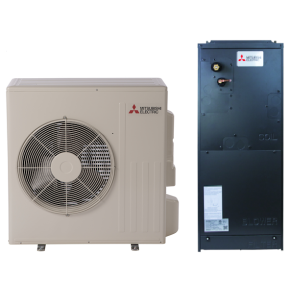 Mitsubishi 1.5 Ton 18000 BTUH / 18 SEER / 13.2 EER Heat Pump System - Multiposition Indoor Unit - Controller Not Included 560306|560094 SUZ-KA18NA2.TH / SVZ-KP18NA