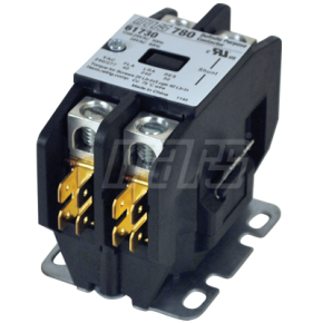 Motors & Armatures Contactor: 3 Pole 50 Amp 120V Coil | 61461