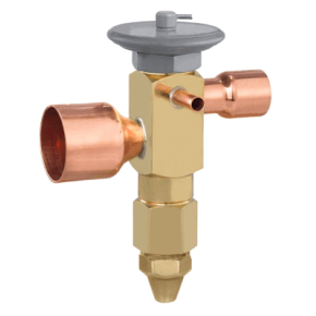 SPORLAN Thermostatic Expansion Valve | Nominal Capacity: 25 Tons | Connections | 7/8 ODF inlet X 1-1/8 ODF Outlet | Refrigerant Type: R410a | Equalizer Type: External| OZE-25-GA