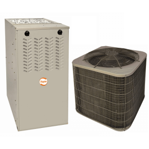 Payne 5.0 Ton 15 SEER2 1 Stg. AC w/90K 1 Stg. 80% Gas Furnace |R454B|Multi-Speed ECM|21" W|Multi-Position|PA5SAN560 CVAMA6021XMA PG80MSAA60090C