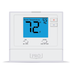 Pro1 Digital Non-Programmable Thermostat | 24V | 1H 1C | 5 Year Warranty | T701