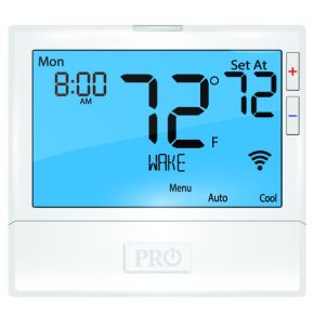 Pro1 7-Day Programmable Wi-Fi Thermostat | 24V | 5H/3C W/Humidity Control | 5 Year Warranty| T855iSH