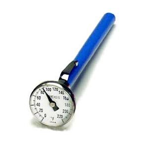 WEISS Pocket Thermometer | 1 in. Dial | 0 To 220F Range | PT220