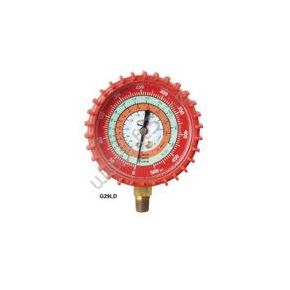 Uniweld 2.5 in. LPF Limited Pointer Flutter Guage | Red | Highside (G529LD)