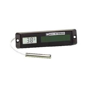 WEISS Digital Solar Powered Thermometer | -60 To 160F Range | 5 in. Bulb | Horizontal Mount | 25SD-160