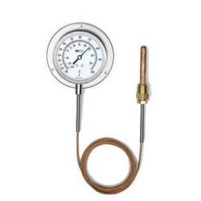 WEISS Union Connected Dial Thermometer | 3 1/2 in. Dial | 5 in. Capillary | -20-0-100 F Range | 35BL-100