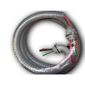 Motors & Armatures Non-Metallic AC Whip | 1/2 in. x 6 Feet | 84135