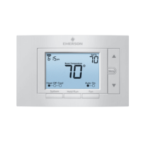 WHITE RODGERS Digital Programmable Heat Pump Thermostat | 7 Day or 5+1+1 Day Schedule | 4 Time Periods Per Day | 1F83H-21PR