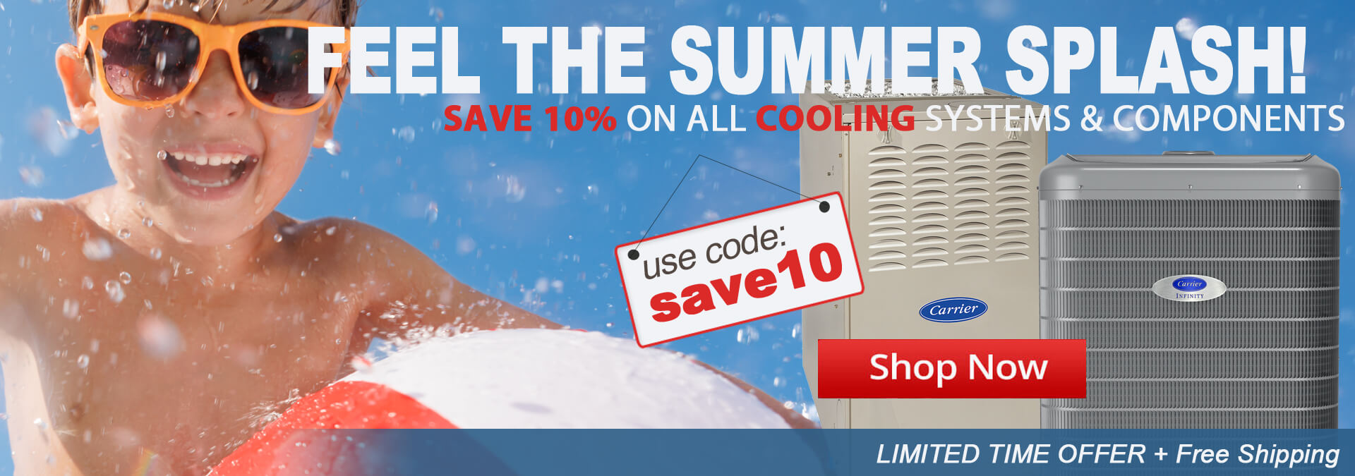 Get 10% Off Carrier Air Conditioning and Heating Systems 