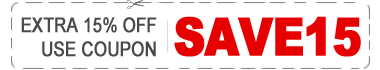 Save an additional15%, use coupon code save15!